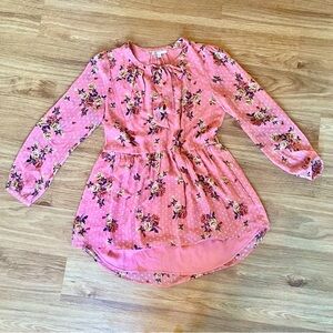 DR2 Pink Floral Blouse